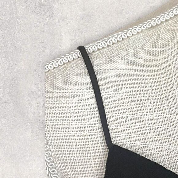 Hudson Jeans | EUC Women’s Black Velvet and Satin Cowl Neck Cami Size Small S - Picture 6 of 9